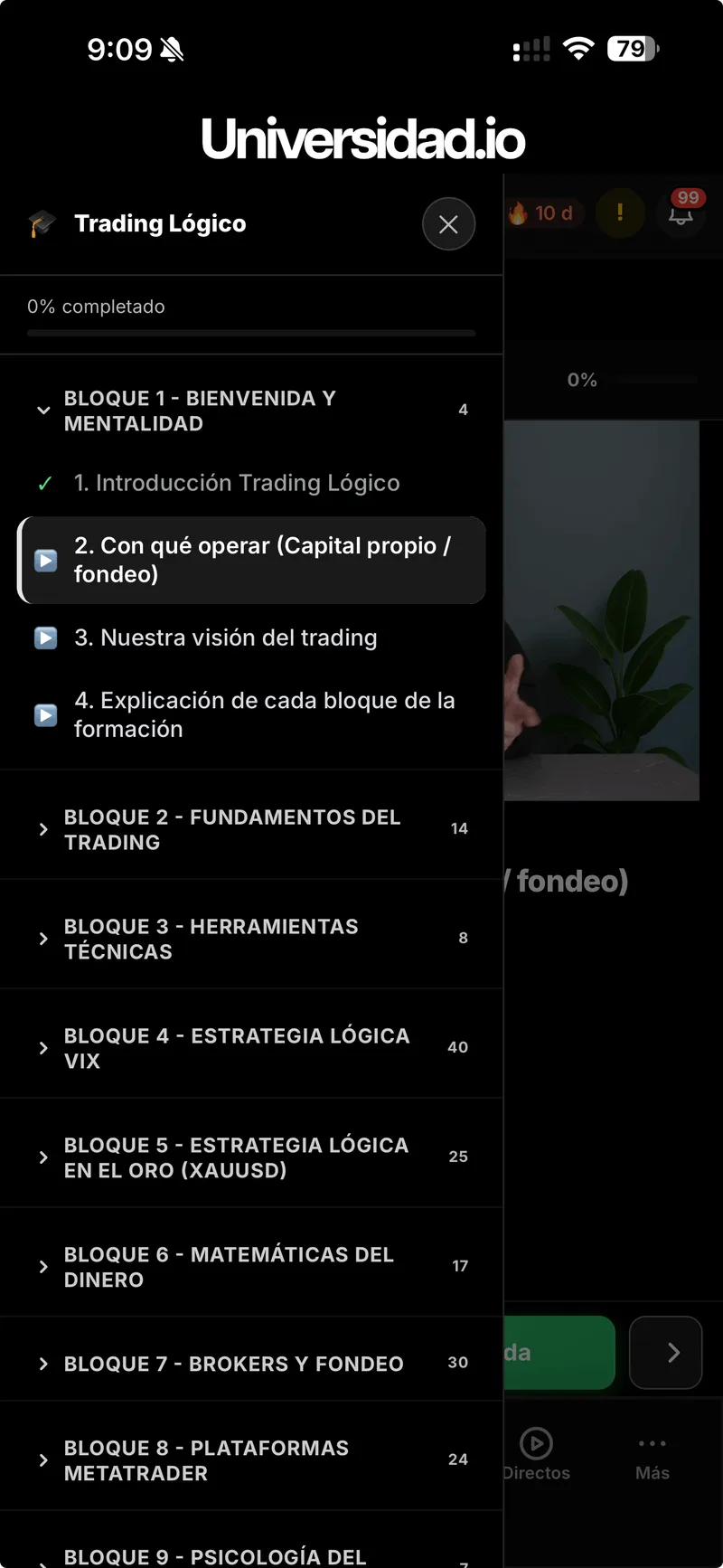 Programa completo de Trading Lógico